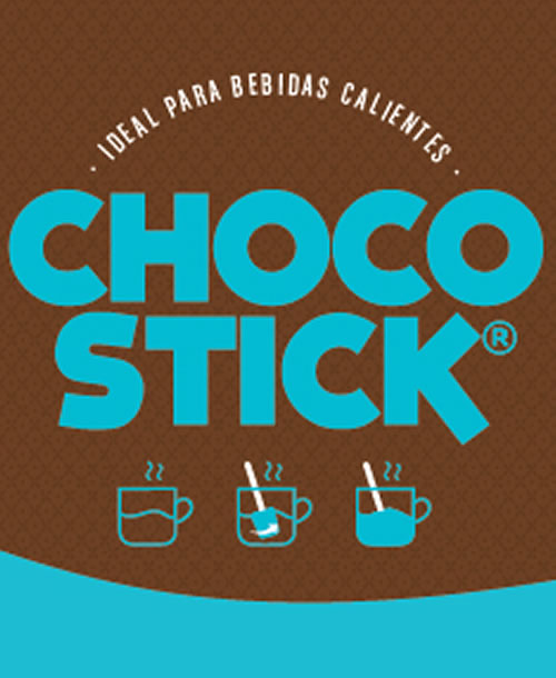 Choco Stick chocolate en palito para bebidas novedad logo
