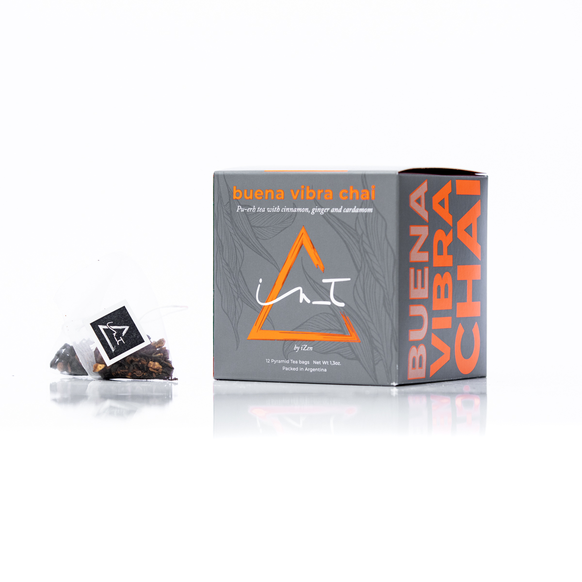 Buena Vibra Chai 12 Piramides te Hebra Premium by iZen Inti Zen Buena Vibra Chai py